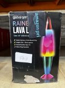 Global Gizmos Lava Lamp. RRP £30 - Grade U