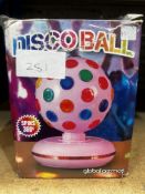 Global Gizmos Disco Ball. RRP £15 - Grade U