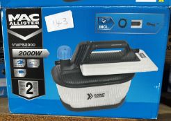 Mac Allister MWPS200 Wallpaper Steamer. RRP £40 - Grade U
