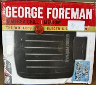 George Foreman Immersa Grill Medium. RRP £60 - Grade U