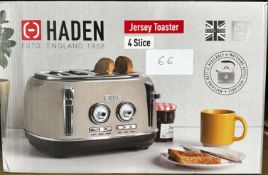 Haden Jersey Toaster 4 Slice. RRP £60 - Grade U