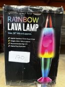 Global Gizmos Lava Lamp. RRP £30 - Grade U