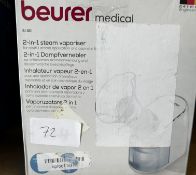 Beurer Medical 2In1 Steam Vaporiser. RRP £40 - Grade U