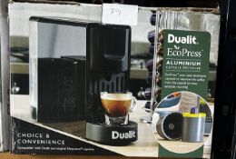 Dualit Ecopress Coffee Machine. RRP £120 - Grade U