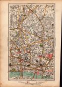 Pre-War London Shoreditch, Clerkenwell, Holborn, St Pauls, 1937 Map-61.