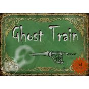 Ghost Train Vintage Style Traditional Fairground Stalls & Rides Metal Wall Art