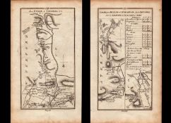 Ireland Rare 177 Antique 245 Yr-Old Map Clonmel Lismore Dungarvan Cork Youghal