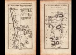 Ireland Rare 177 Antique 245 Yr-Old Map Cork Lismore Midleton Fermoy