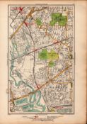 Pre War London Canning Town Stratford West Ham Plaistow Blackwall 1937 Map-64.