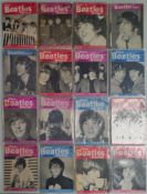 A Collection of 16 x The Beatles Monthly Magazine from the 1960s