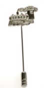 Crystal train Stick Pin - unboxed x 5