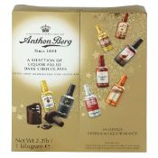 5 x Anthon Berg Chocolate Liqueurs 64 Bottles 1000g New Sealed BBE Feb 2025