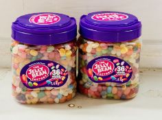 2 x The Jelly Bean Factory Huge Flavours 1.4Kg New Sealed Tubs BBE 4/25