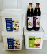 Catering Lot to Include Cheese Sauce Mix, Bechamel Sauce Mix & Balsamic Glaze