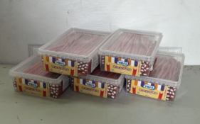5 X VIDAL STRAWBERRY PENCILS NEW SEALED TUBS BBE 9/25