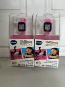2 X VTech Kidizoom DX2 Smart Watch with Dual Camera PINK NEW SEALED BOXES
