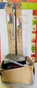 2 x Redwood Leisure Parasol & Push Mower New Tatty open Box