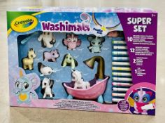 Crayola Washimals Peculiar Pets Super Set New Sealed Box