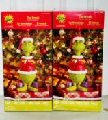 2 x Grinch Santa Statue Collectable Christmas Decoration 20