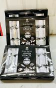 3 X Tom Smith 14 Inch Deluxe Christmas Crackers Silver 8 Pack NEW SEALED
