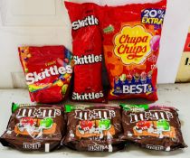 Job Lot Confectionary To Include M&M's, Skittles & Chupa Chups Lollies