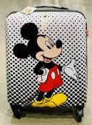 Disney Legends American Tourister Spinner 55cm Mickey Mouse Case New With Tags