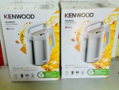 2 X Kenwood 1.5L SoupEasy Blender CBL01.000BS New Sealed Box