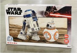 Star Wars R2-D2 & BB-8 Model Kit 3D Puzzle New Sealed Box