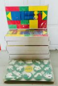 7 X EDX Education Geometry Foam Geometric Solids (36 Piece) & Paint Stamp STORY 14pc NEW SEALED