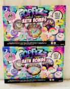 2 x Pop Fizz Magical Scented Bath Bomb Kit New Sealed Box