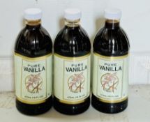 3 X 473ml Kirkland Pure Vanilla Extract BBE June 27