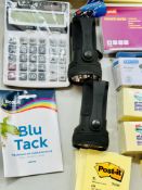 Job Lot Stationary (B) New Self Seal Bags, Post It Notes, Calculator