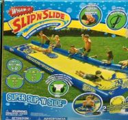 Wham O Super Slip N Slide Water Slide With Boogie Boards New Sealed Box