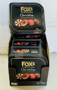 5 x Fox's Chocolatey Biscuit Selection 730g (OOD). BBE 8/24
