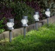 2 x Smart Garden Products 365 Solar Garden Crystal Stake Light Pack of 4