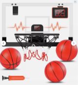 4 x STAY GENT Mini Basketball Hoop for Kids and Adults with Electronic Score Record
