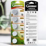25 x GutAlkaLi CR2032 Lithium Coin Batteries exp 2028