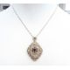 Artisan Sterling Silver Ruby & Cultured Pearl Necklace With Gift Box - Image 1 of 5