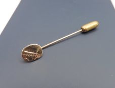 Vintage 9k Gold Tie Pin