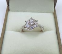 Sterling Silver Gemstone Ring New With Gift Pouch