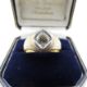 Edwardian 18K Gold Old Mine Cut 1.25 Carat Diamond Ring London Hallmark 1903 - Image 4 of 9