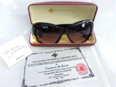 Vintage JBK Jackie Bouvier Kennedy Sunglasses Camrose & Kross c.1990's