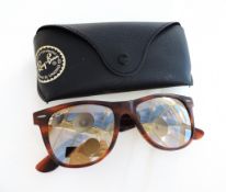 Vintage Ray-Ban 50 Wayfarer Sunglasses Mirror Lenses B & L Ray-Ban USA