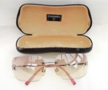 Vintage Chanel Ladies Sunglasses c.124/58 Original Case
