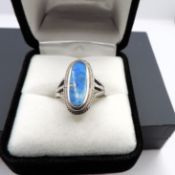 Artisan Sterling Silver Apatite Gemstone Ring