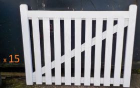 15 x Wooden Gates Approx. Size 48