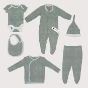 10x Baby Sets 100% Cotton 6-Pieces Assorted Premium Brand Age: Newborn To 6M RRP £24