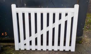 5 x Wooden Gates Approx. Size 48