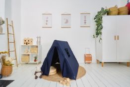 6 x Kids Play Tent By Cabana Kids Navy Blue