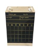 20 x Fitness Chalkboard Workout Planner